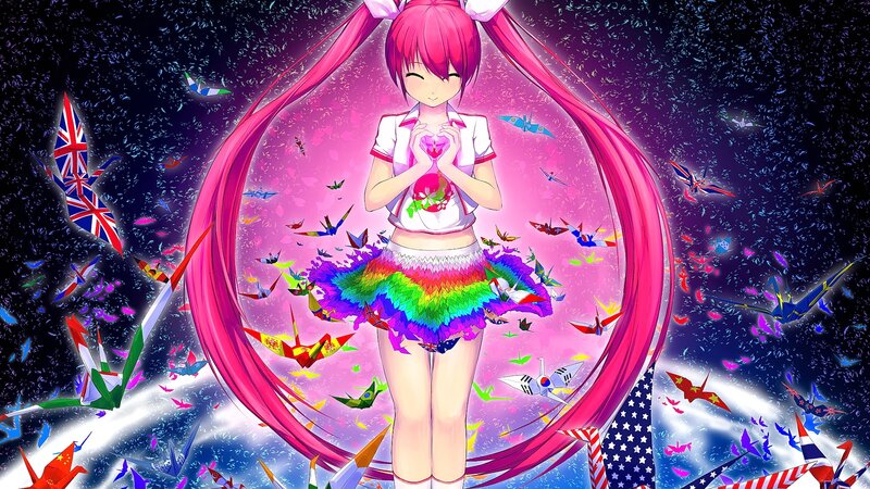 Anime Girl with Pink Hair — Fantastical