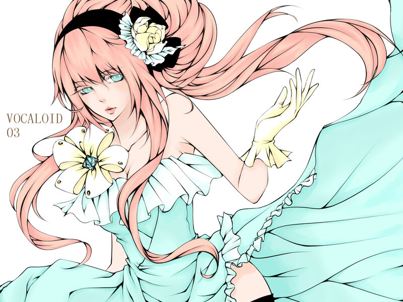 Anime Girl with Pink Hair — Graceful