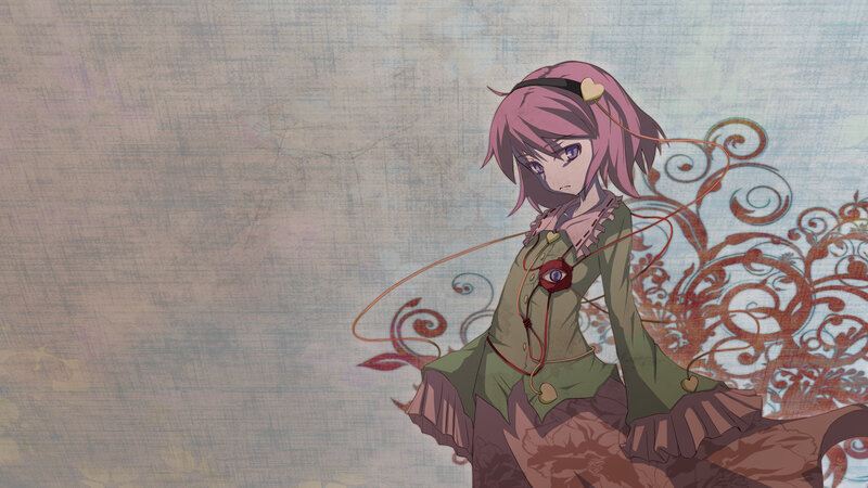 Anime Girl with Pink Hair — Melancholic, Heart-shaped Accessory