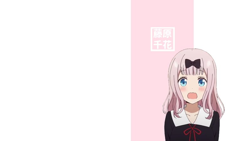 Anime Girl with Pink Hair — Neutral, Pink Background