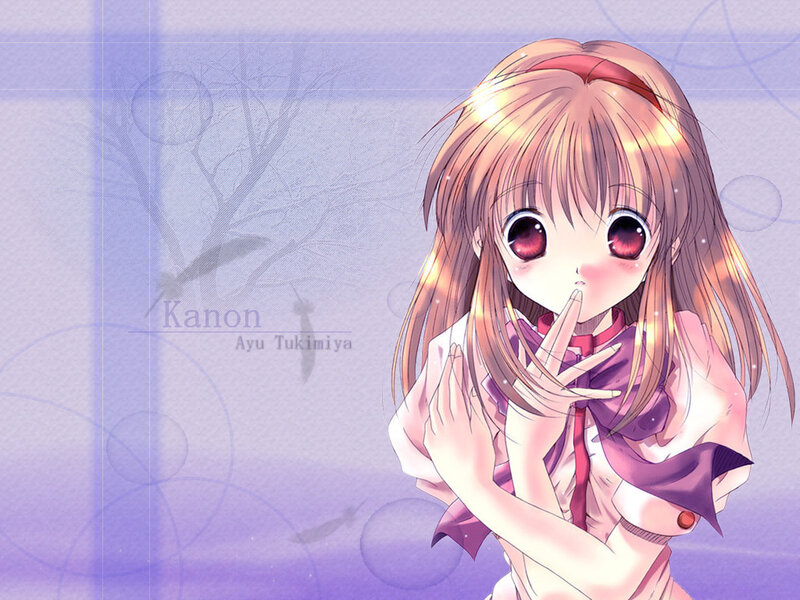 Anime Girl with Pink Hair — Purple, Calm, School Uniform, Hair Bow