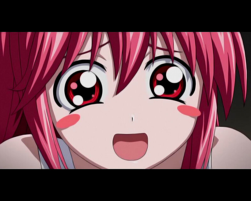 Anime Girl with Pink Hair — Surprised, Red Eyes