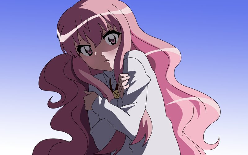 anime girl with pink hair