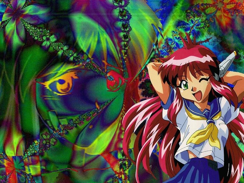 Anime Girl with Pink Hair — Vibrant, Energetic