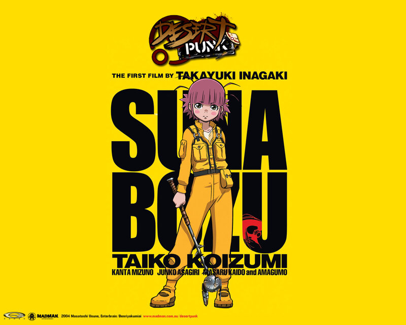 Anime Girl with Pink Hair — Yellow, Bold