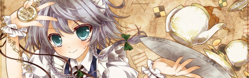 anime girl with pocket watch
