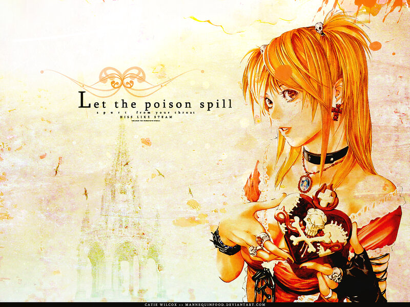 anime girl with poison heart