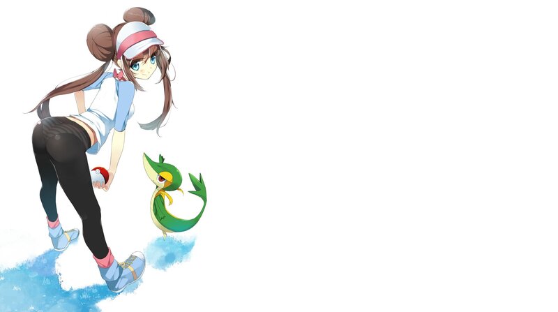 anime girl with pokémon