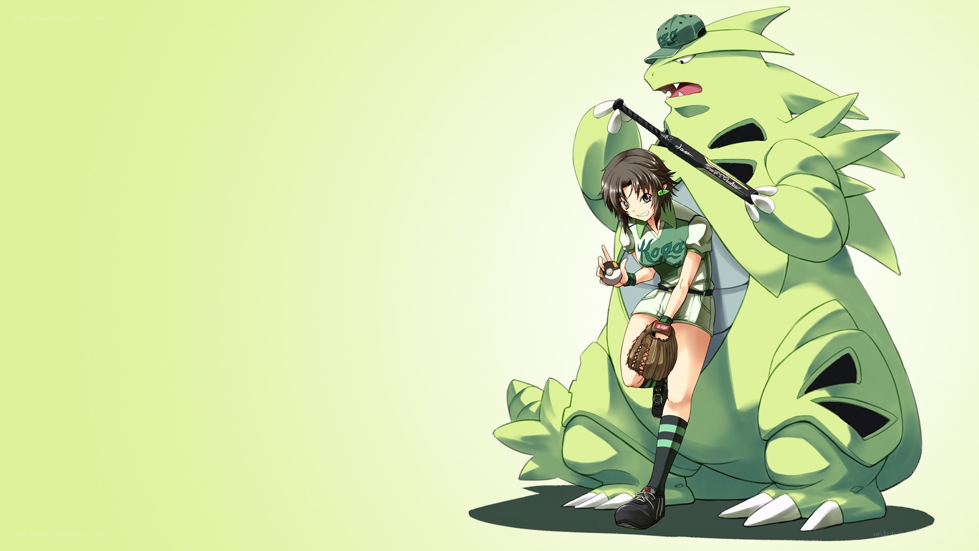 anime girl with pokemon