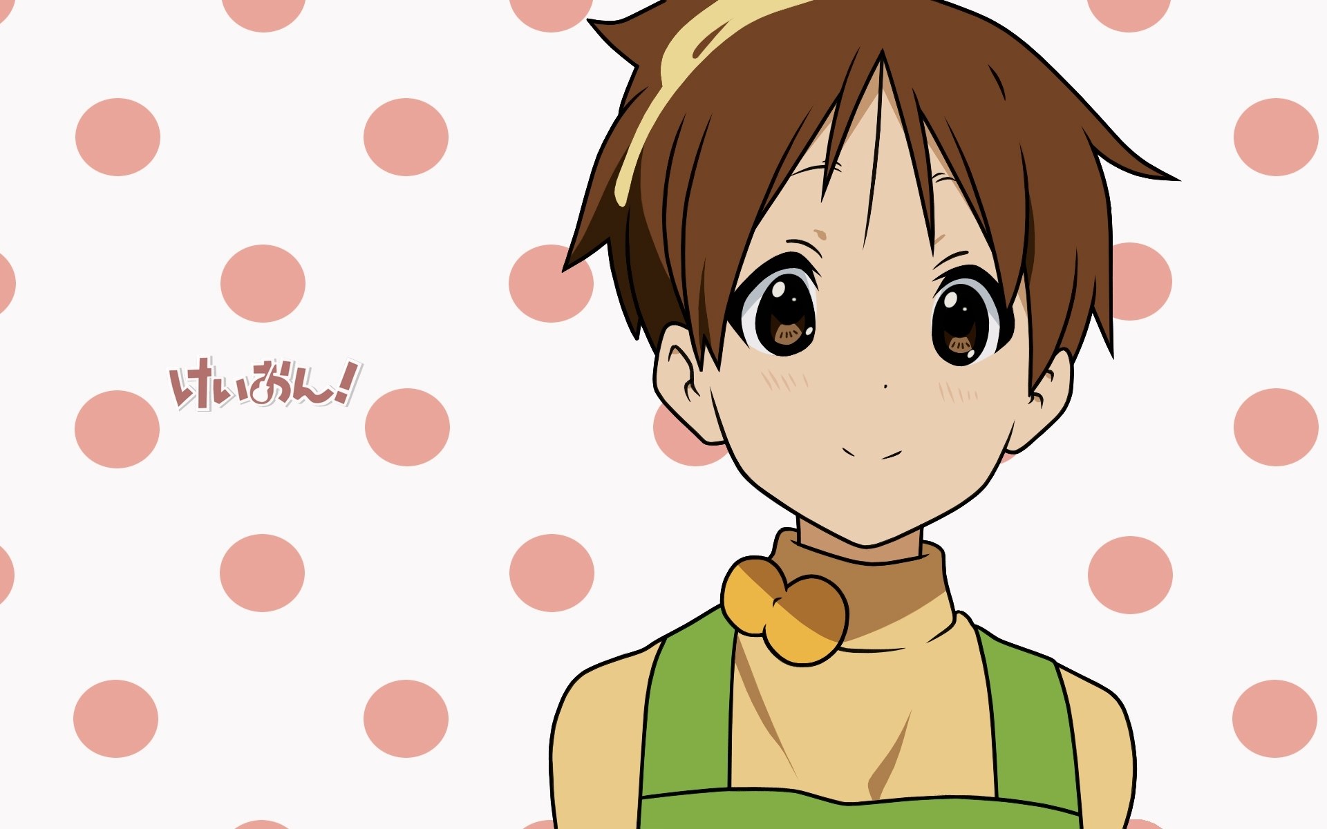 anime girl with polka dots