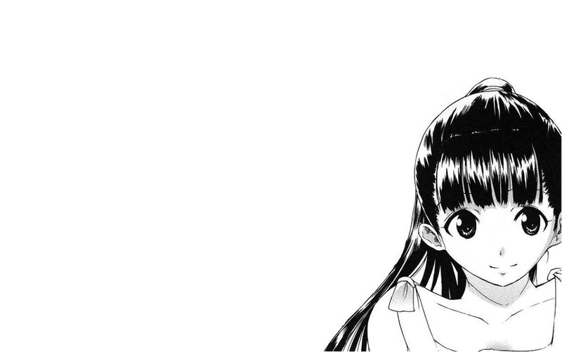 anime girl with ponytail