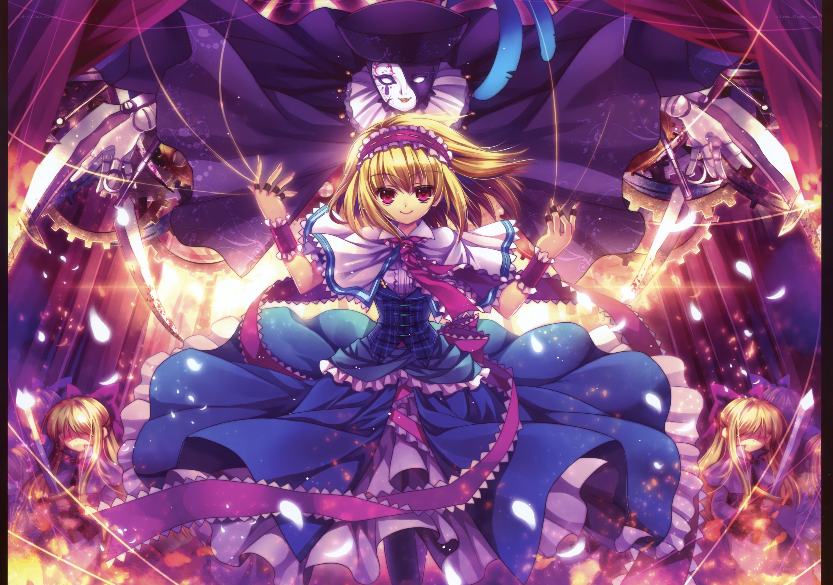 anime girl with puppet master