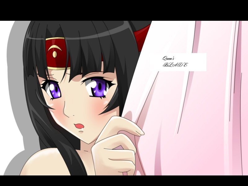 anime girl with purple eyes