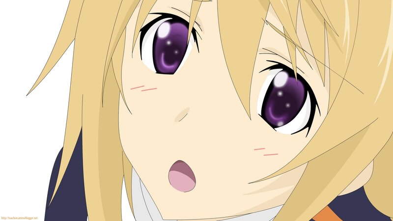 anime girl with purple eyes