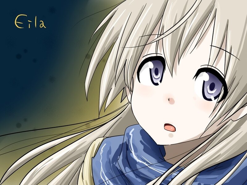 anime girl with purple eyes
