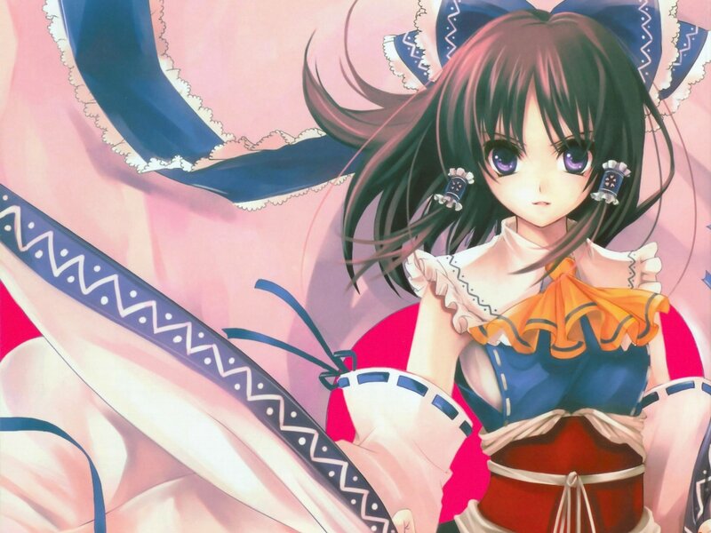 anime girl with purple eyes