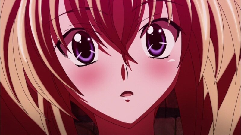 anime girl with purple eyes