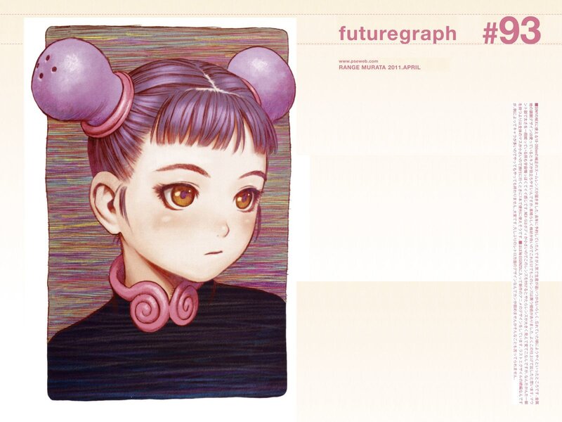 anime girl with purple hair