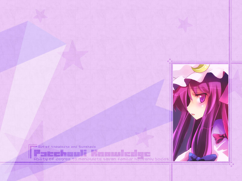 Anime girl with purple hair