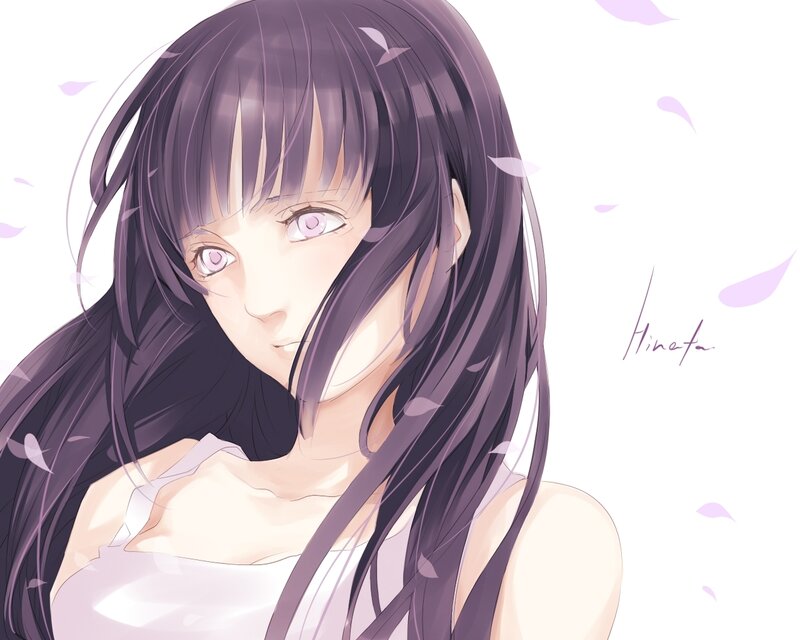 anime girl with purple hair