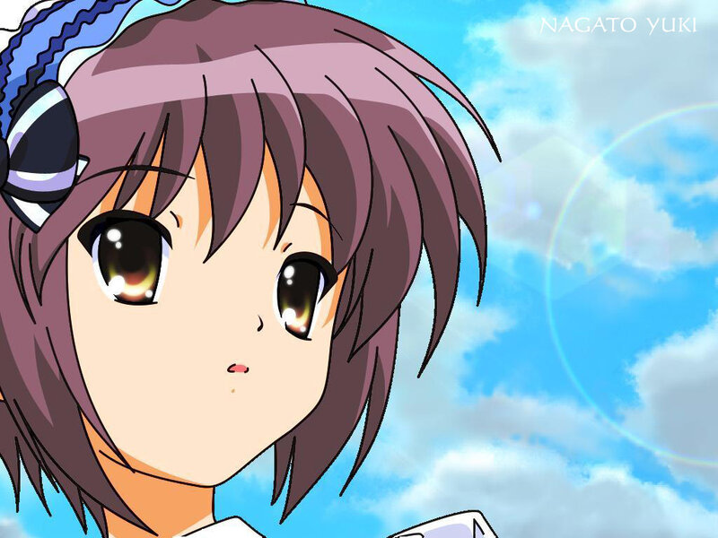 anime girl with purple hair