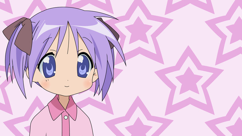 anime girl with purple hair