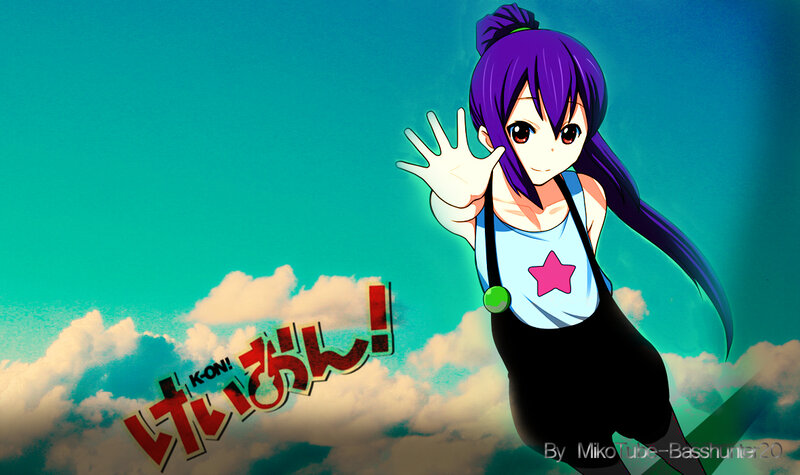 anime girl with purple hair