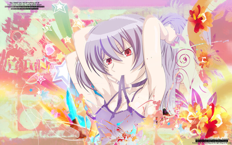 anime girl with purple hair