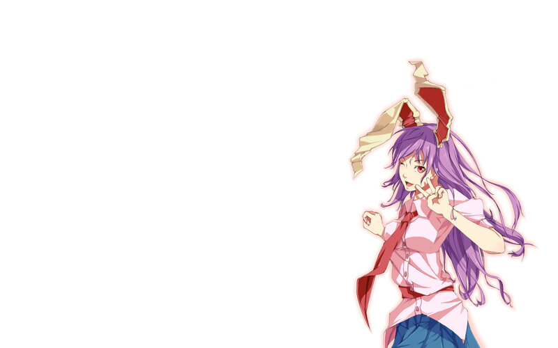 anime girl with purple hair