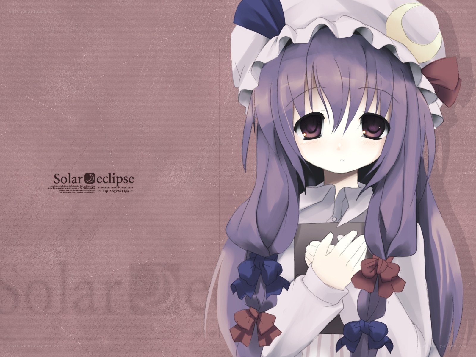 anime girl with purple hair