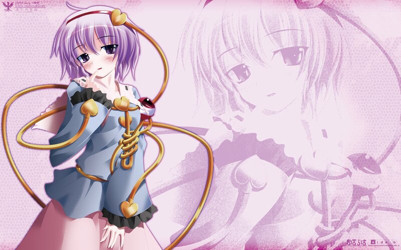 anime girl with purple hair
