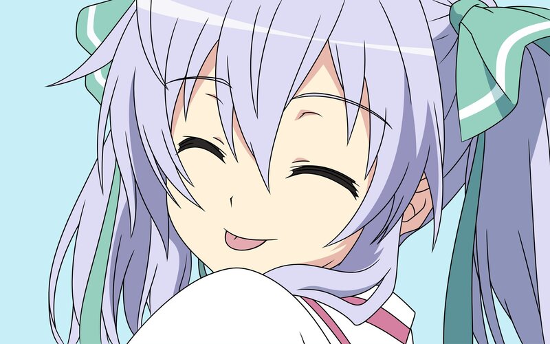 anime girl with purple hair