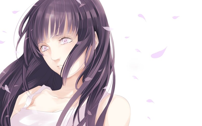anime girl with purple hair
