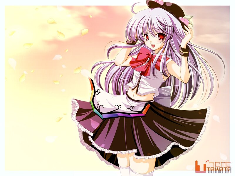 anime girl with purple hair