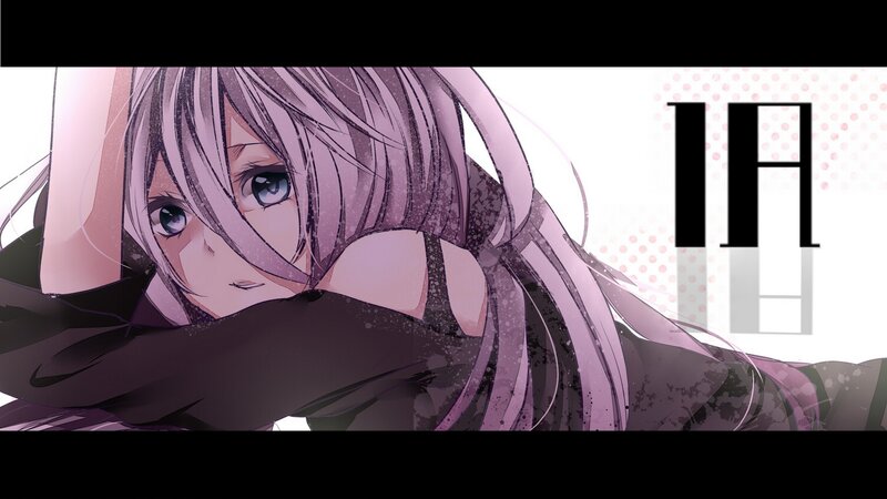 anime girl with purple hair