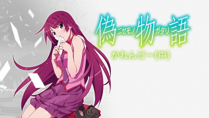 Anime girl with purple hair
