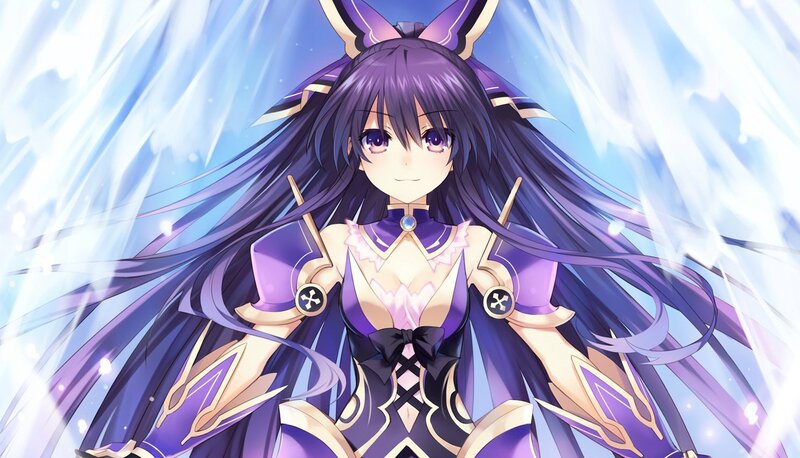anime girl with purple hair