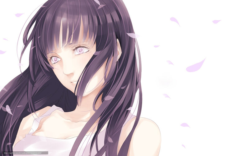 anime girl with purple hair