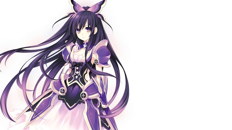 anime girl with purple hair