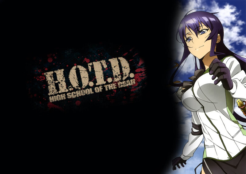 Anime Girl with Purple Hair — Dramatic, Afternoon, Sky