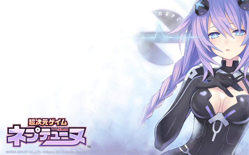 Anime Girl with Purple Hair — Dramatic, Anime Character