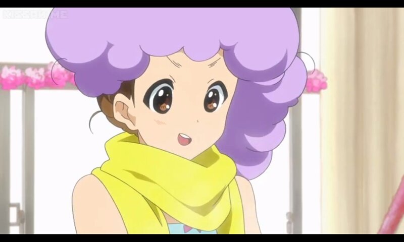 Anime Girl with Purple Hair — Innocent, Morning