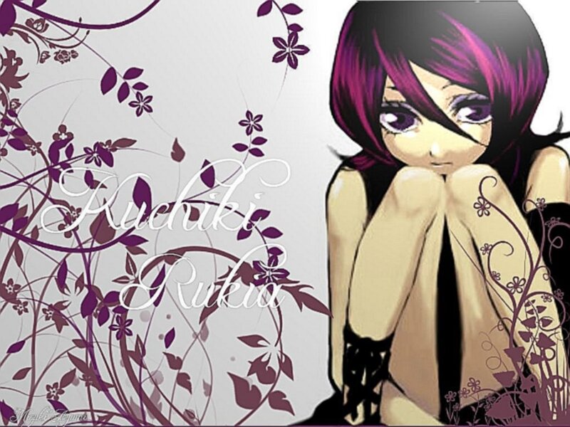 Anime Girl with Purple Hair — Melancholic