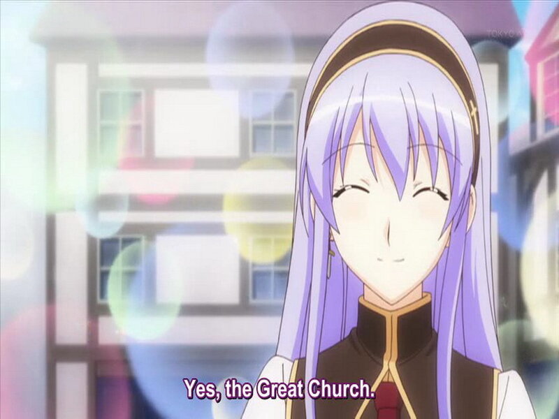 Anime Girl with Purple Hair — Serene