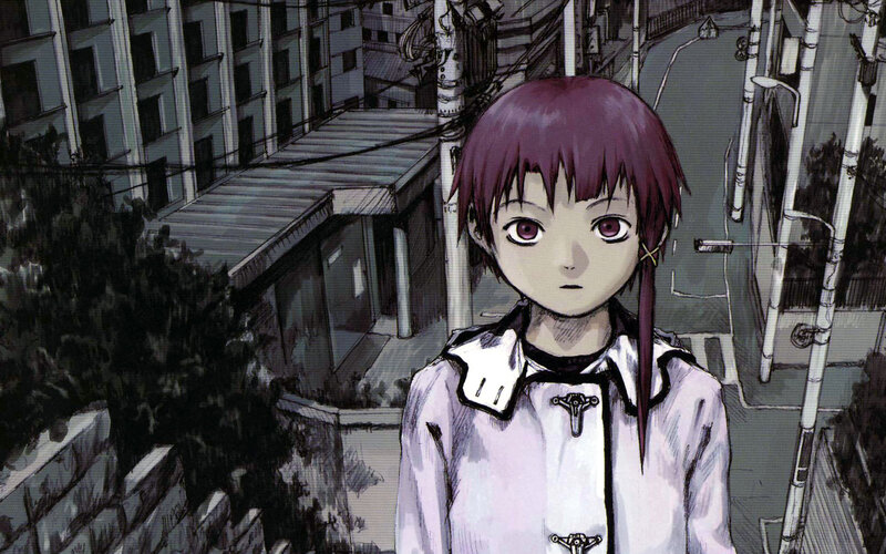 Anime Girl with Purple Hair — Somber