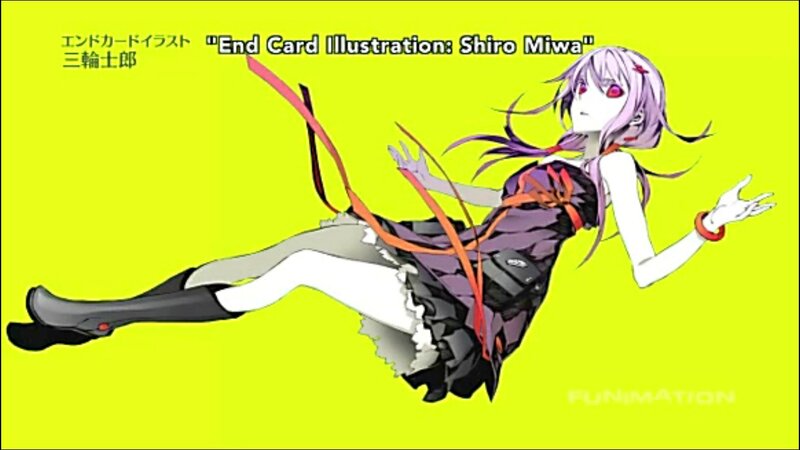 Anime Girl with Purple Hair — Yellow, Dynamic