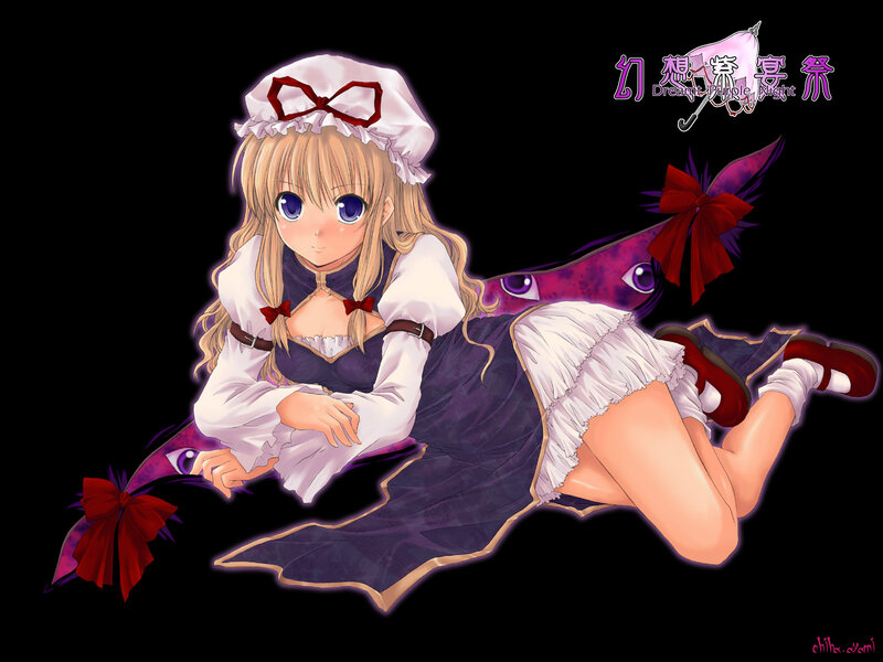 anime girl with purple wings