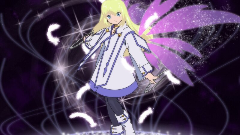 anime girl with purple wings