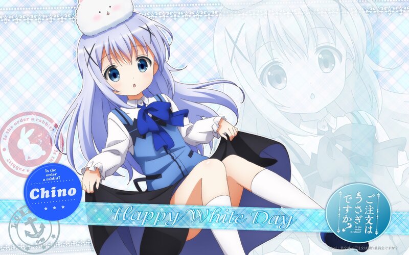 Anime Girl with Rabbit Hat