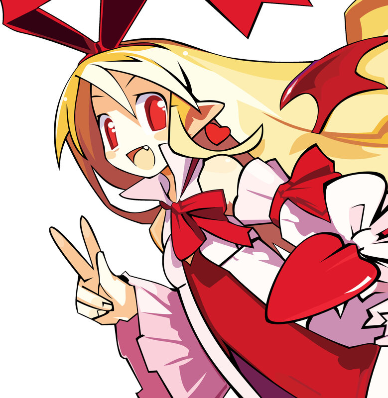 anime girl with red bow